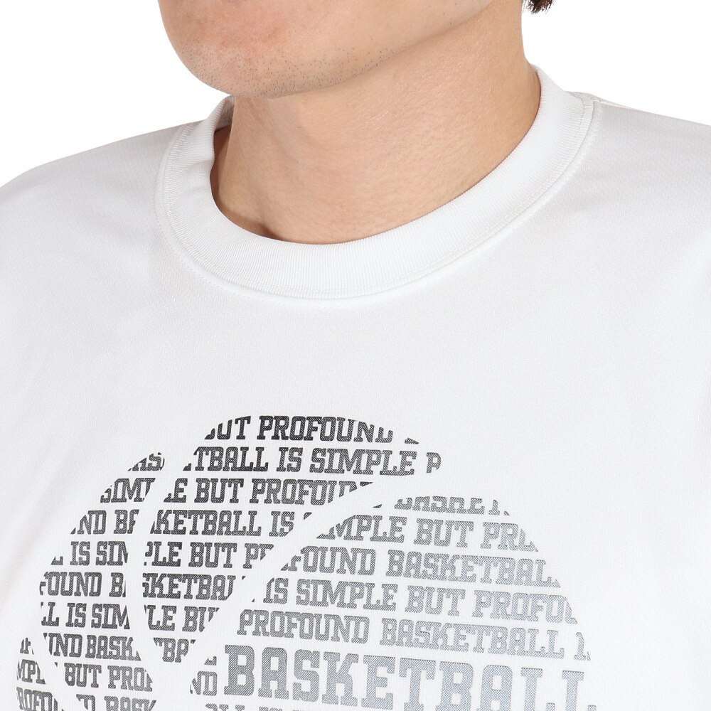 エックスティーエス（XTS）（メンズ）バスケットボールウェア ロンT ドライプラス 長袖Tシャツ 751G1ES6625WHT