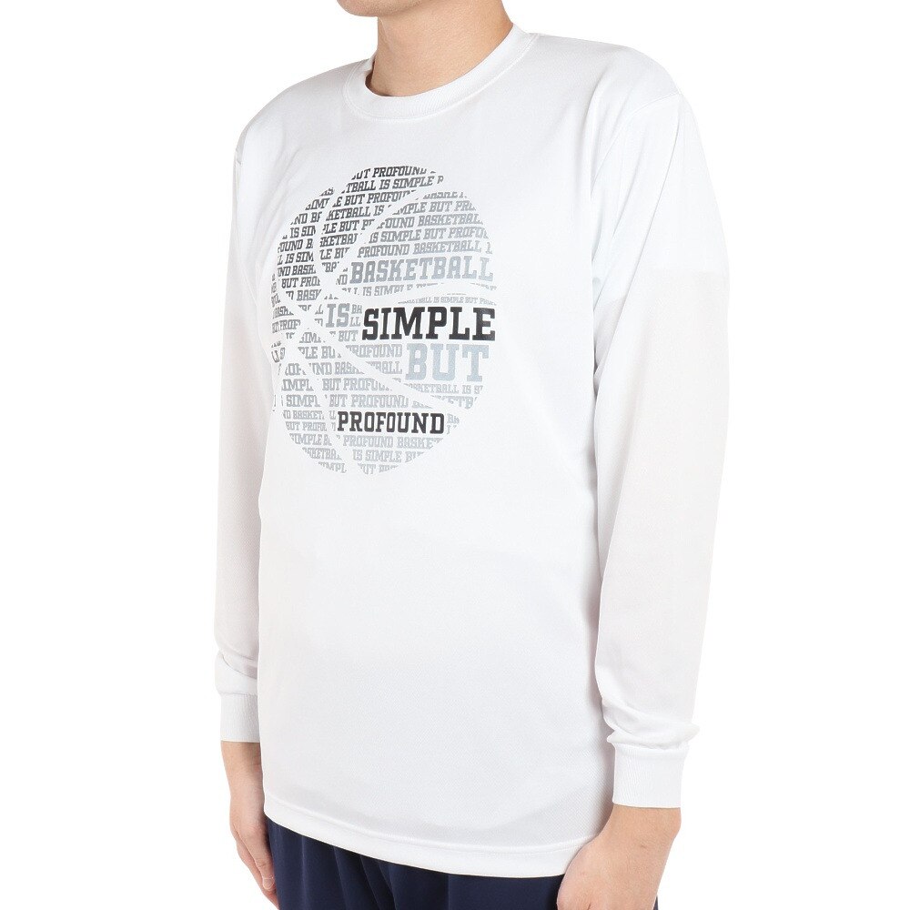 エックスティーエス バスケットボールウェア ロンt ドライプラス 長袖tシャツ 751g1es6625wht スポーツ用品はスーパースポーツゼビオ