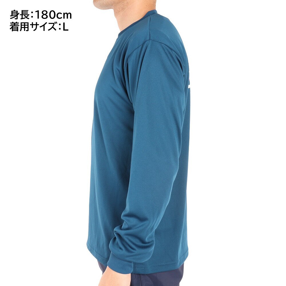 エックスティーエス（XTS）（メンズ）バスケットボールウェア ロンT ドライプラス長袖Tシャツ 751G1ES6626BLU★★★