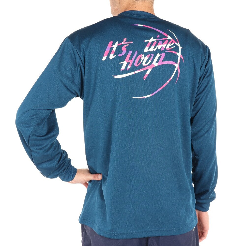 エックスティーエス（XTS）（メンズ）バスケットボールウェア ロンT ドライプラス長袖Tシャツ 751G1ES6626BLU★★★