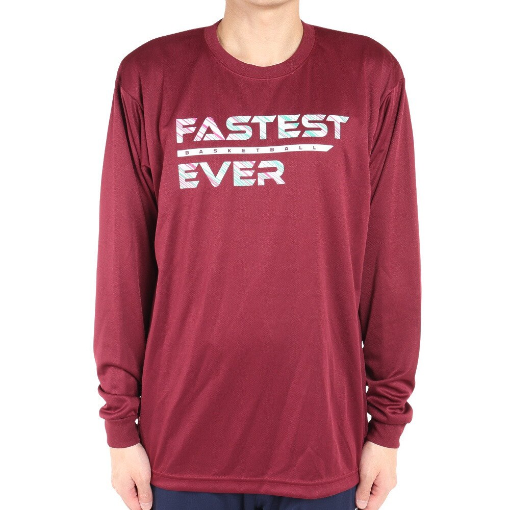 エックスティーエス（XTS）（メンズ）バスケットボールウェア ロンT ドライプラス長袖Ｔシャツ 751G1ES6627WIN★★★