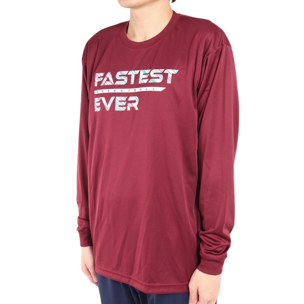 エックスティーエス（XTS）（メンズ）バスケットボールウェア ロンT ドライプラス長袖Ｔシャツ 751G1ES6627WIN★★★