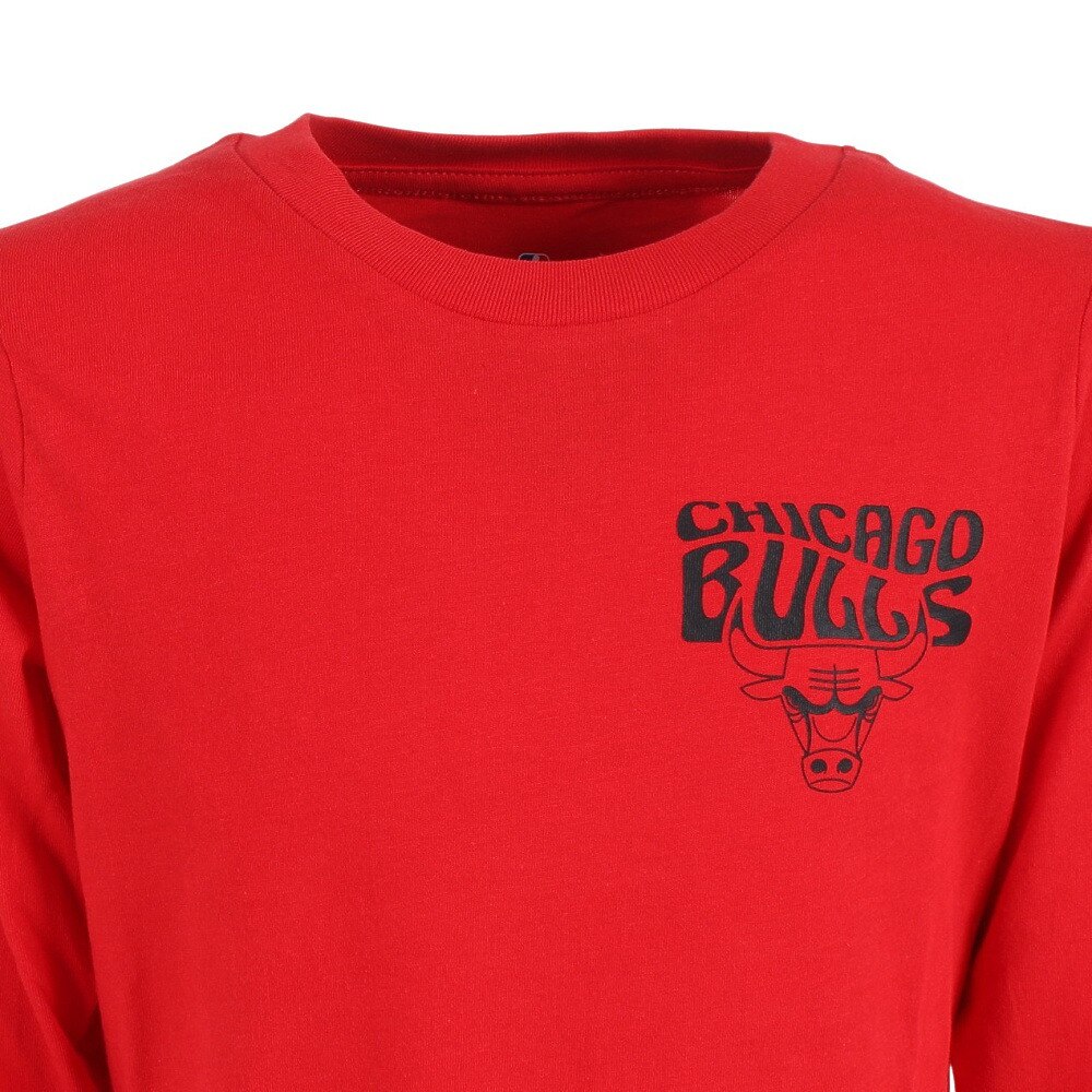 エヌビーエー（NBA）（キッズ）バスケットボールウェア ロンT ブルズ長袖Tシャツ PK2B3BCW2B04 BULLS