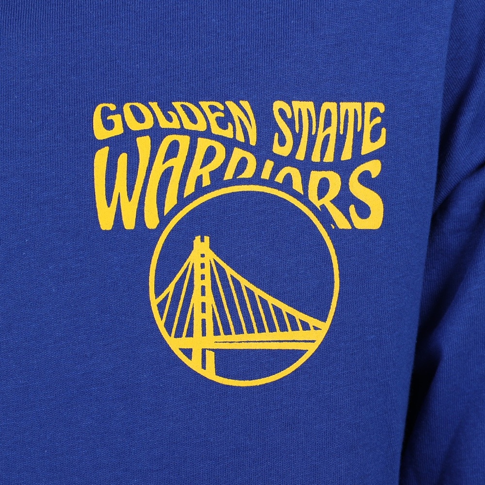 エヌビーエー（NBA）（キッズ）バスケットボールウェア ロンT ウォリアーズ長袖Tシャツ PK2B3BCW2B04 WARRIORS NBA