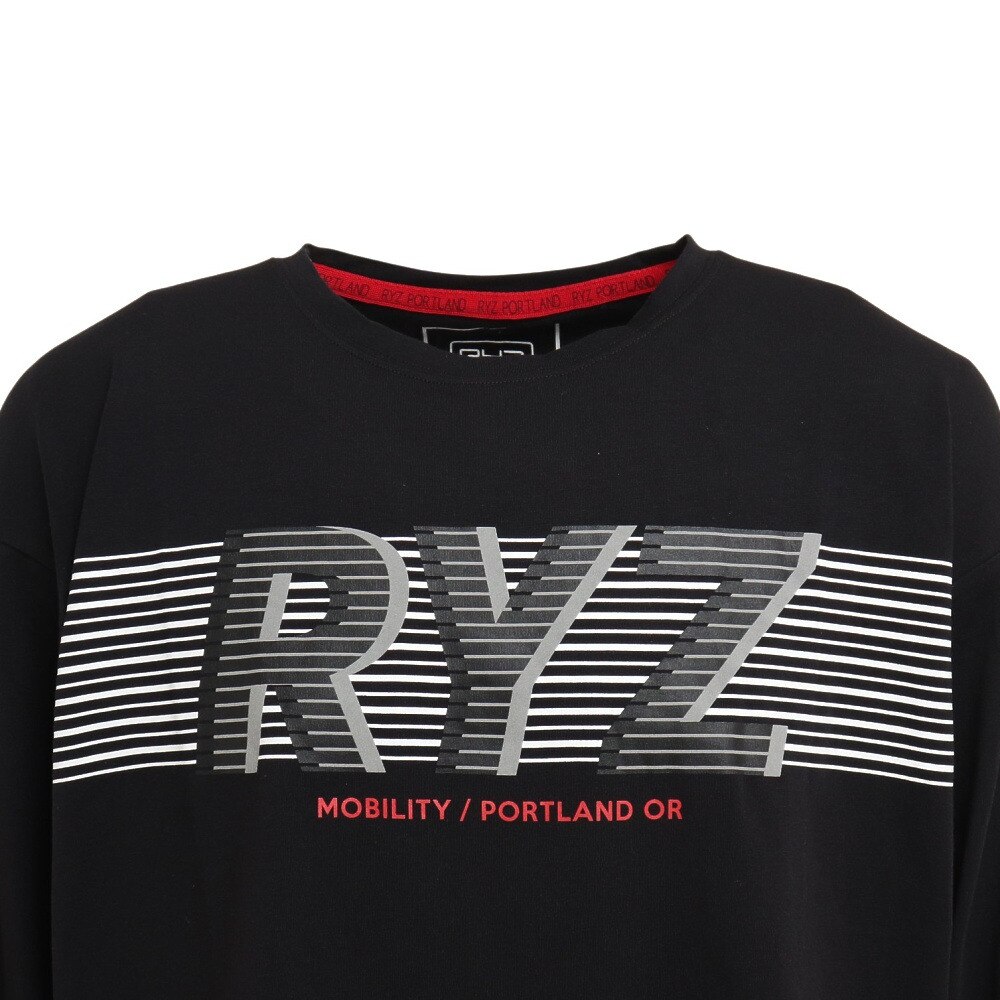 ライズ（RYZ）（メンズ）MOBILITY 長袖Tシャツ 751R9CD6616 BLK