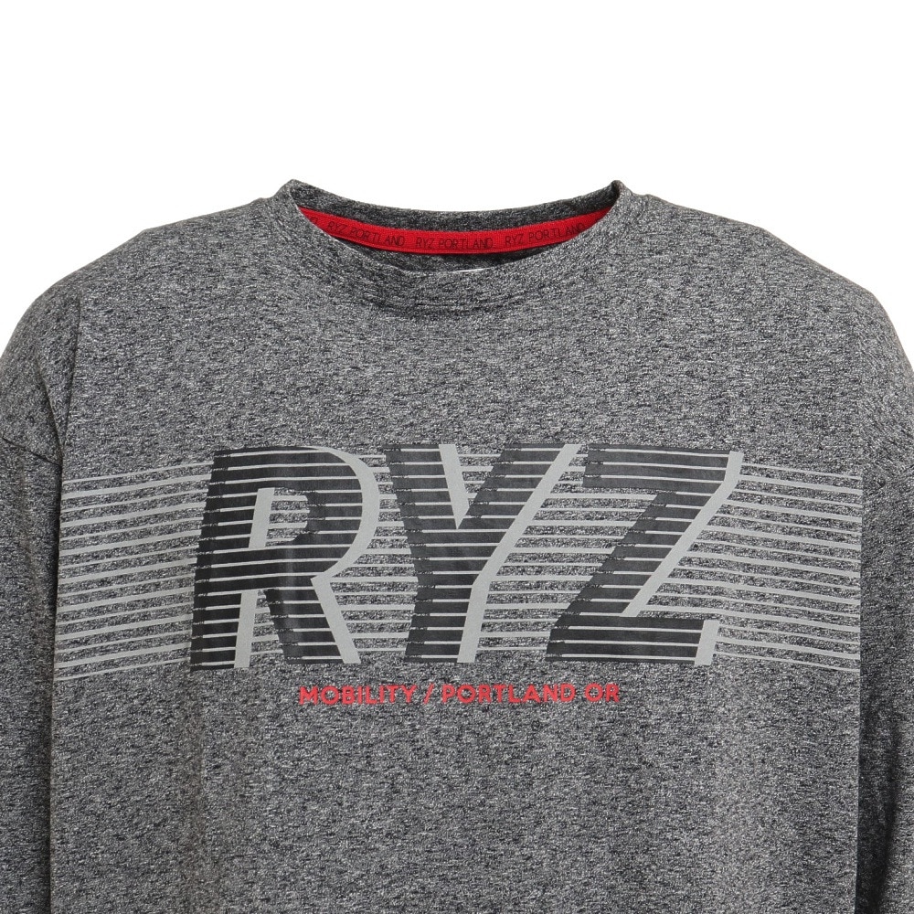 ライズ（RYZ）（メンズ）MOBILITY 長袖Tシャツ 751R9CD6616 GRY