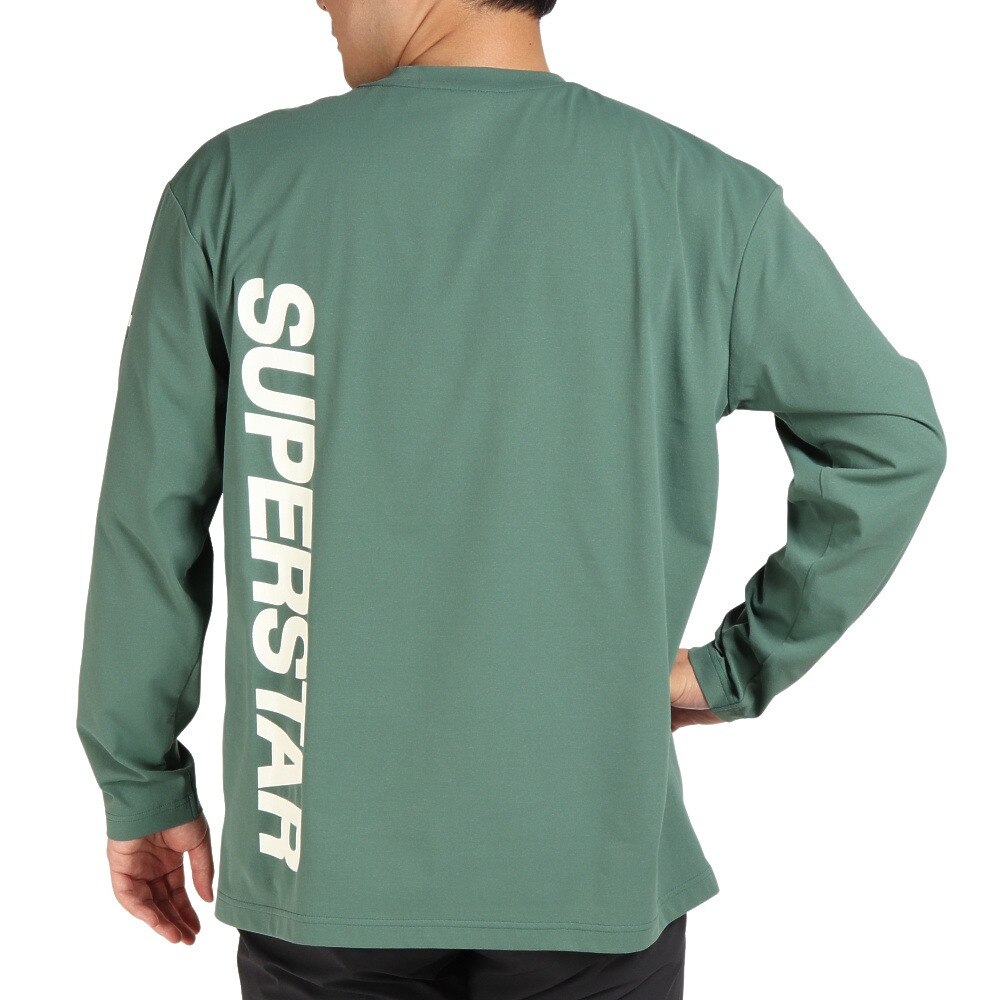 ミズノ（MIZUNO）（メンズ）バスケットボールウェア ロンT SUPER STAR 長袖Tシャツ 32JAS22133