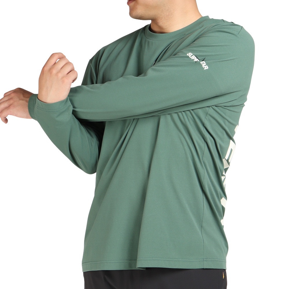 ミズノ（MIZUNO）（メンズ）バスケットボールウェア ロンT SUPER STAR 長袖Tシャツ 32JAS22133
