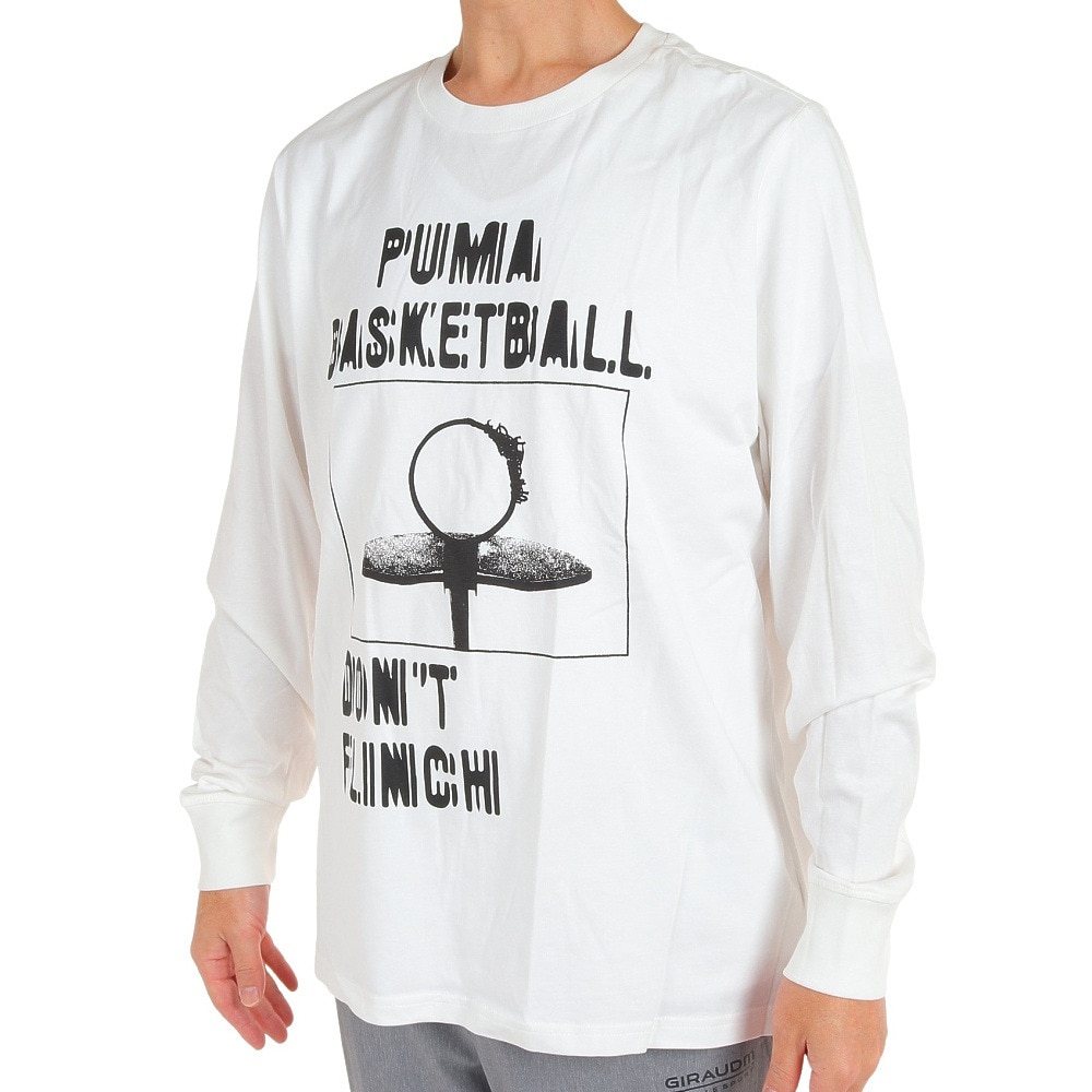 プーマ｜プーマ（PUMA）（メンズ、レディース）バスケットボールウェア ロンT タイムアウト ロングスリーブTシャツ 53236002 -  スポーツ用品はスーパースポーツゼビオ