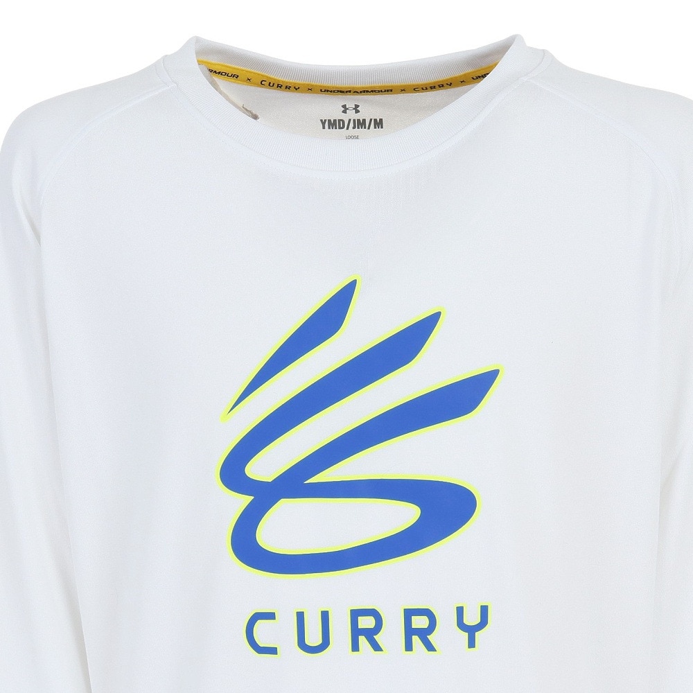 アンダーアーマー｜バスケットボールウェア ロンT カリー テック ロングスリーブTシャツ 1375354 100 -  マリン、ウィンタースポーツ用品はヴィクトリア