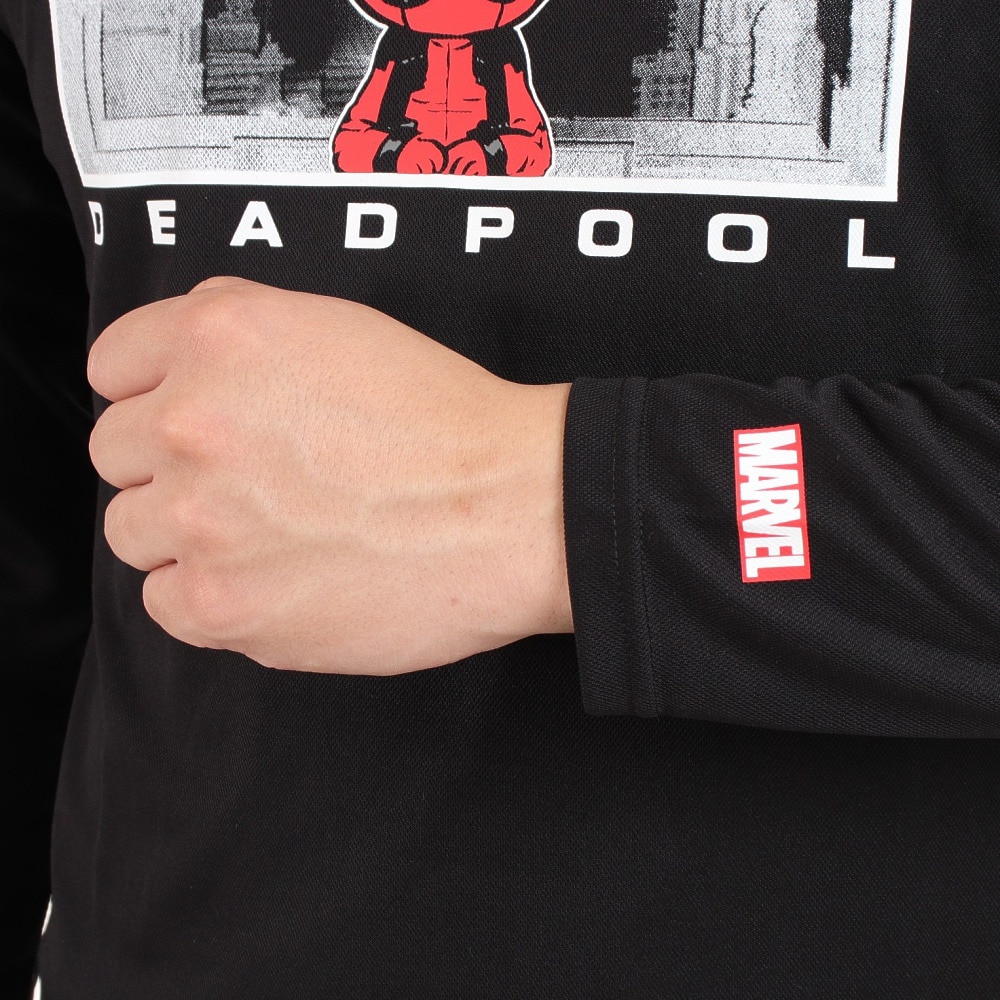 マーベル（MARVEL）（メンズ）デッドプール ロング UVカット 長袖Tシャツ DS0223001 冷感 速乾