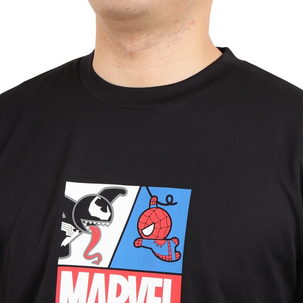 マーベル（MARVEL）（メンズ）スパイダーマン&ヴェノム UVカット ロング 長袖Tシャツ DS0223002 冷感 速乾