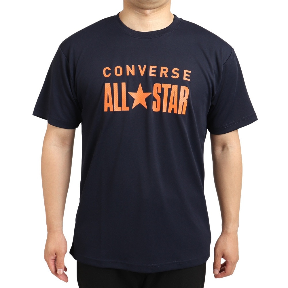 コンバース（CONVERSE）（メンズ）バスケットボールウェア ロンT プリント半袖Tシャツ CB222356-2900