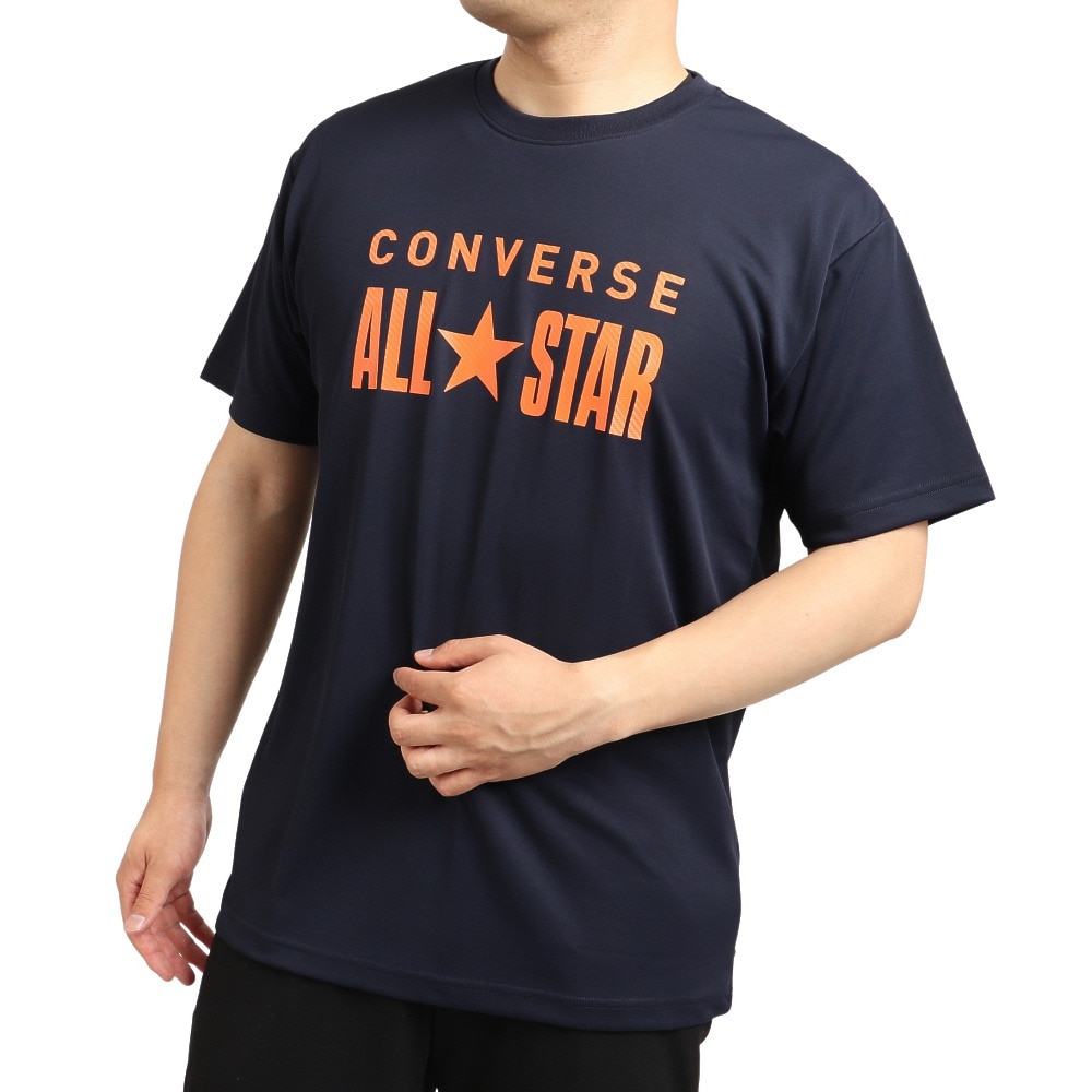 コンバース（CONVERSE）（メンズ）バスケットボールウェア ロンT プリント半袖Tシャツ CB222356-2900  スポーツ用品はスーパースポーツゼビオ