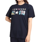 コンバース（CONVERSE）（レディース）バスケットボールウェア ロンT プリント 半袖Tシャツ CB322352-2900
