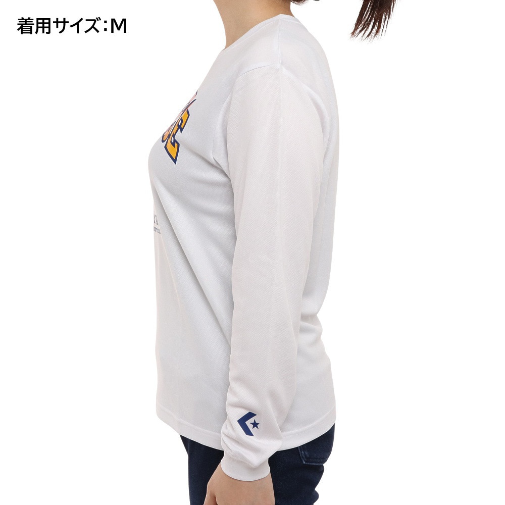 コンバース（CONVERSE）（レディース）バスケットボールウェア ロンT 長袖Tシャツ CB322354L-1100