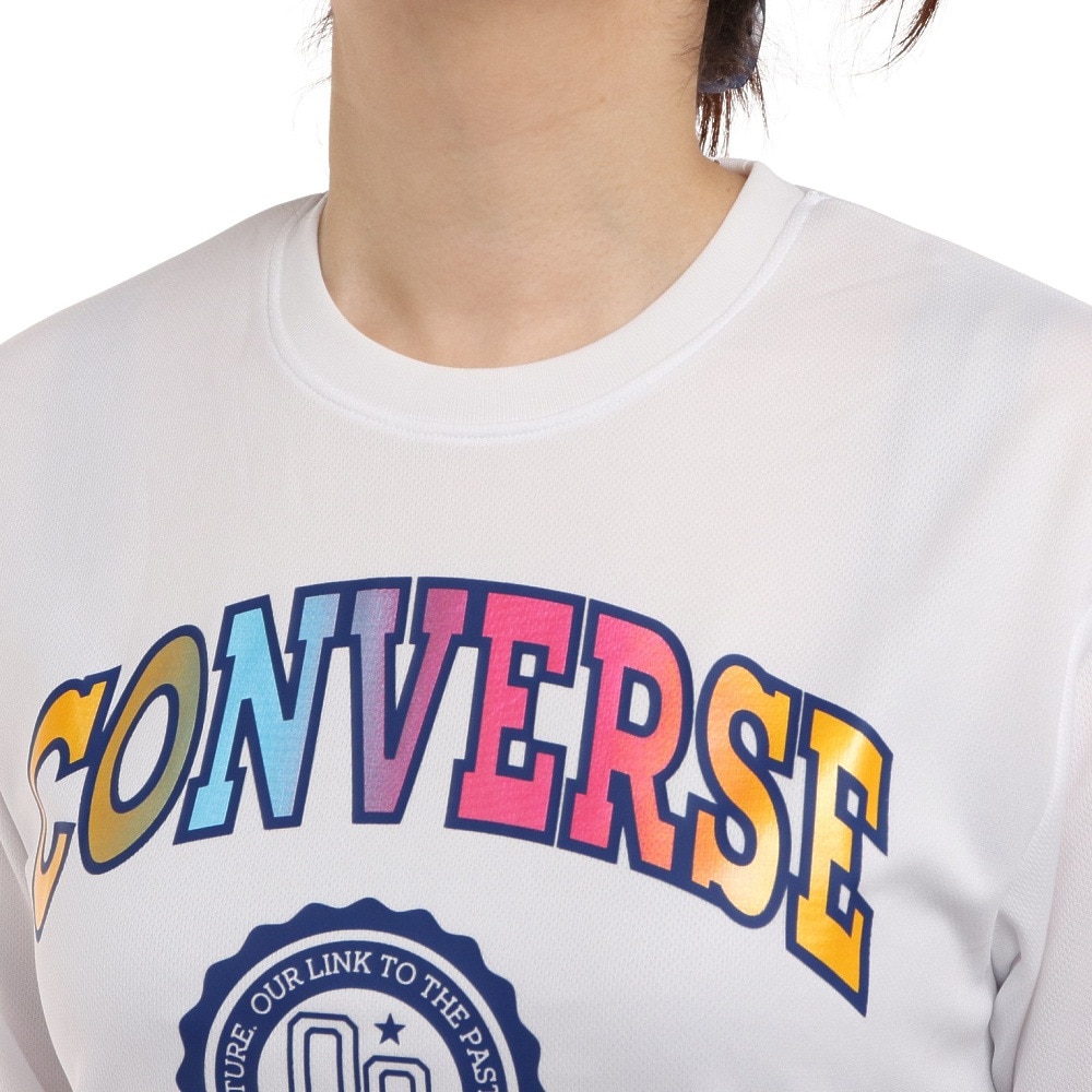 コンバース（CONVERSE）（レディース）バスケットボールウェア ロンT 長袖Tシャツ CB322354L-1100 |  スポーツ用品はスーパースポーツゼビオ