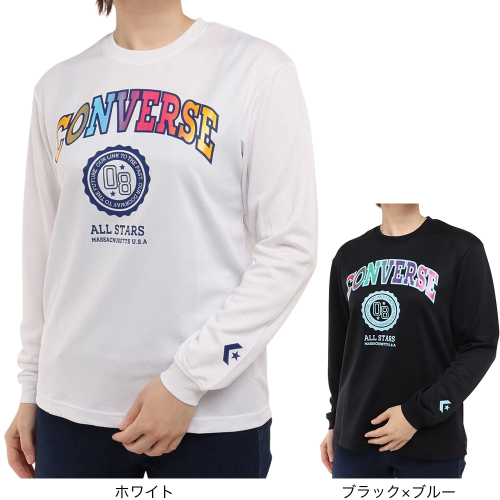 コンバース（CONVERSE）（レディース）バスケットボールウェア ロンT 長袖Tシャツ CB322354L-1100