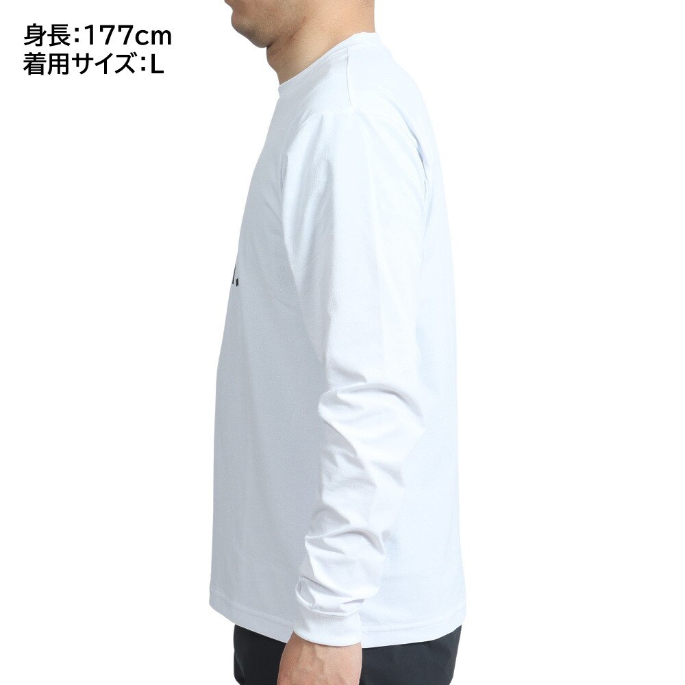 スポルディング（SPALDING）（メンズ）バスケットボールウェア UVカット ロンT 長袖Tシャツ MTV ヘッドフォン スムースドライ SMT22151MWH