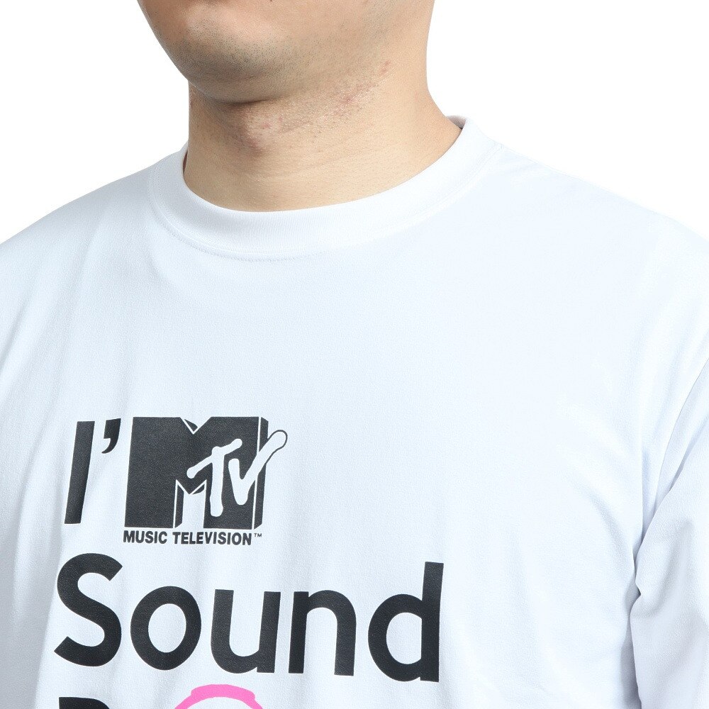 スポルディング（SPALDING）（メンズ）バスケットボールウェア UVカット ロンT 長袖Tシャツ MTV ヘッドフォン スムースドライ SMT22151MWH