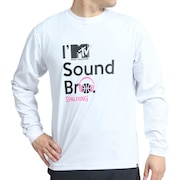 スポルディング(SPALDING)(メンズ)バスケットボールウェア UVカット ロンT 長袖Tシャツ MTV ヘッドフォン スムースドライ SMT22151MWH
