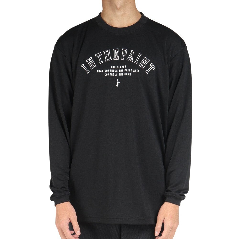 インザペイント｜バスケットボールウェア ロンT 長袖Tシャツ ITP22408BLK - スポーツ用品はスーパースポーツゼビオ