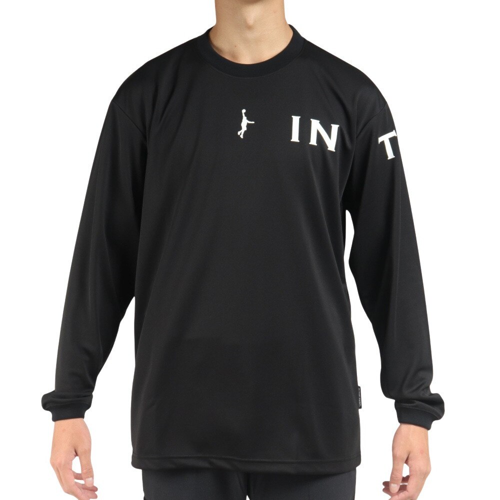 インザペイント｜バスケットボールウェア ロンT 長袖Tシャツ ITP22413BLK - スポーツ用品はスーパースポーツゼビオ
