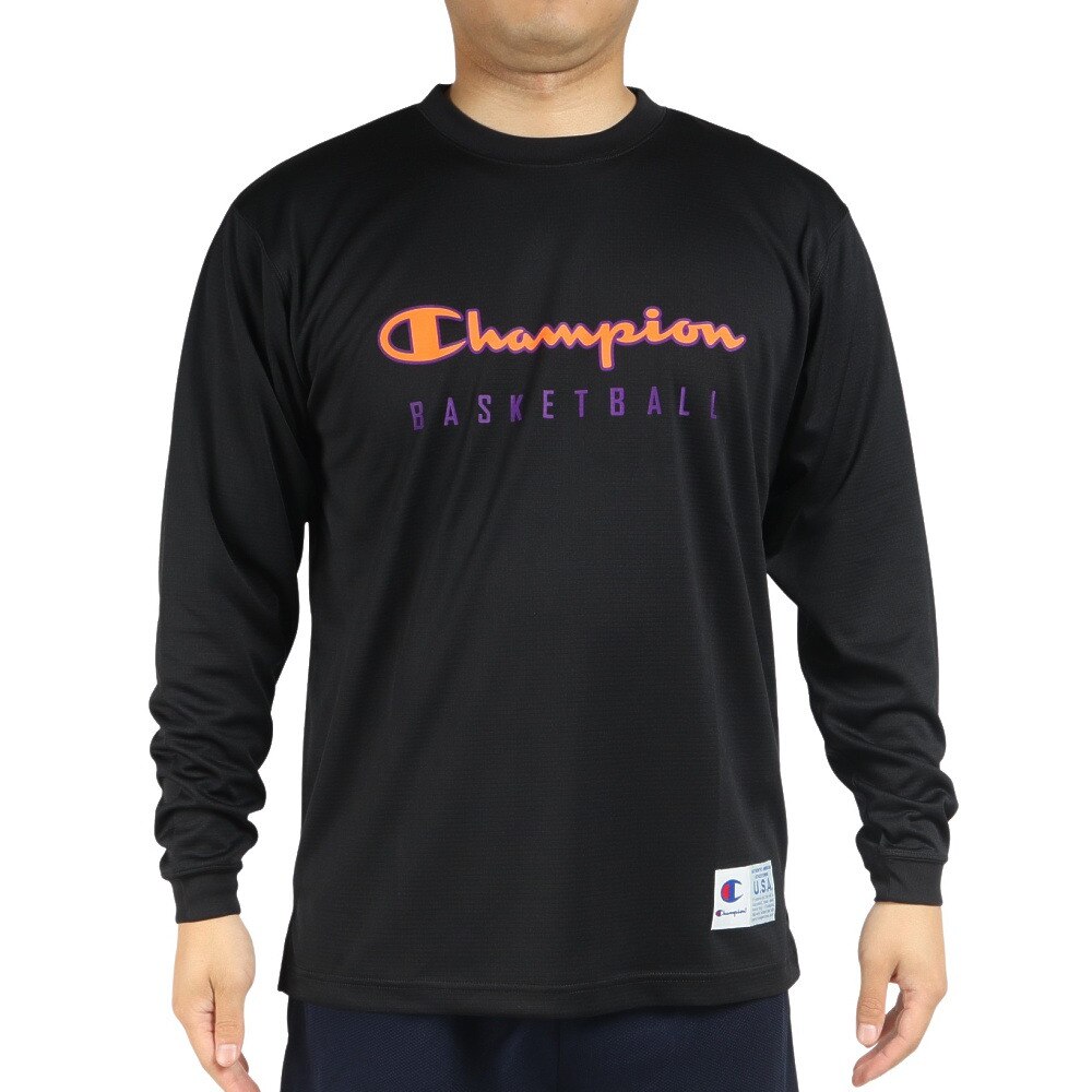 チャンピオン｜バスケットボールウェア ロンT長袖Tシャツ C3-WB450 090 - スポーツ用品はスーパースポーツゼビオ