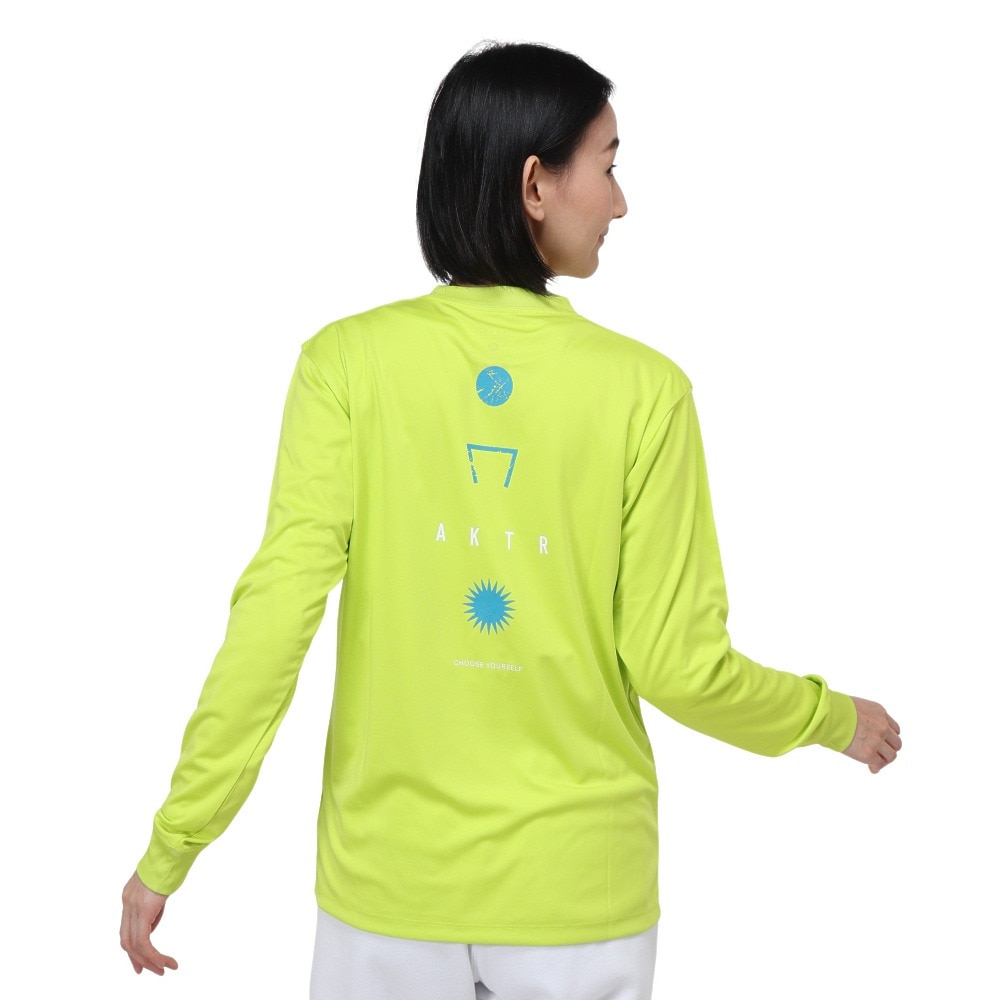 アクター（AKTR）（レディース）バスケットボールウェア DESERT DAISY 長袖 SPORTS Tシャツ 222-077005 GR 速乾