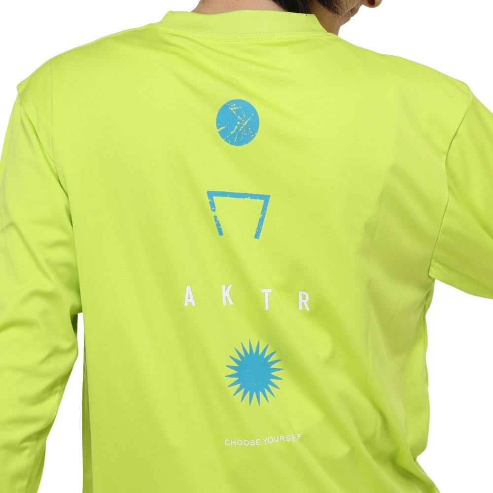 アクター（AKTR）（レディース）バスケットボールウェア DESERT DAISY 長袖 SPORTS Tシャツ 222-077005 GR 速乾