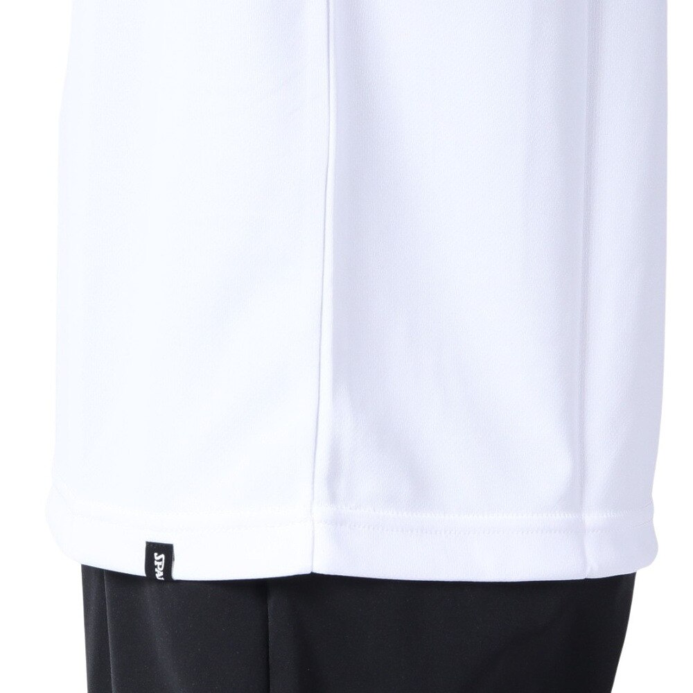 スポルディング（SPALDING）（メンズ、レディース）バスケットボールウェア 長袖Tシャツ ホログラムワードマーク SMT22129WH