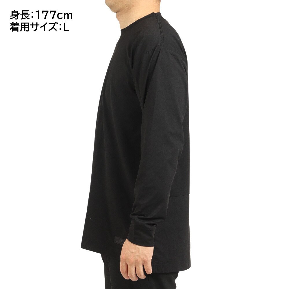 ライズ（RYZ）（メンズ）バスケットボールウェア MOBILITY LINE 長袖Ｔシャツ RZ30CD22FW5054 BLK