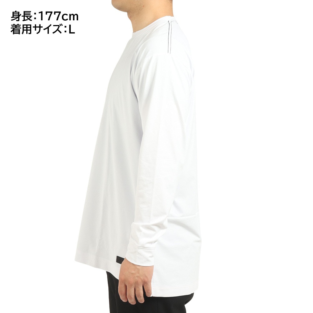 ライズ（RYZ）（メンズ）バスケットボールウェア MOBILITY LINE 長袖Ｔシャツ RZ30CD22FW5054 WHT