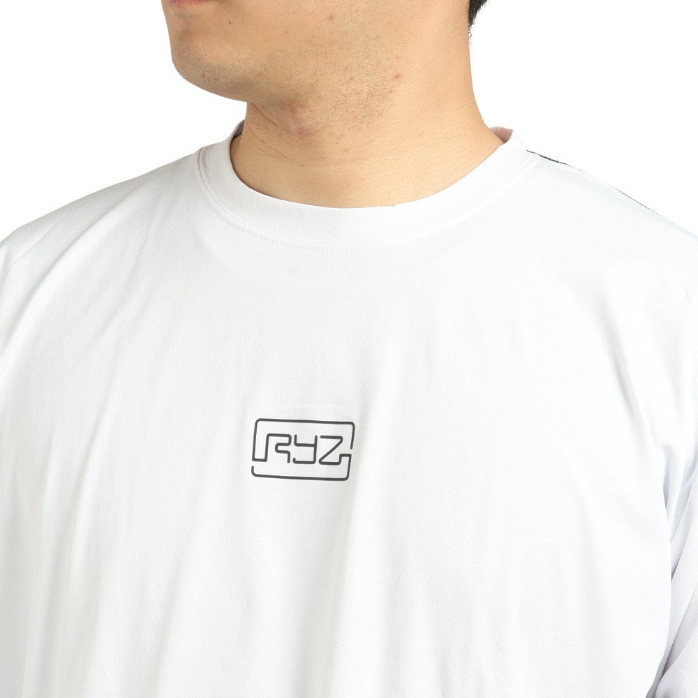 ライズ（RYZ）（メンズ）バスケットボールウェア MOBILITY LINE 長袖Ｔシャツ RZ30CD22FW5054 WHT