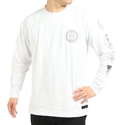 ライズ(RYZ)(メンズ)バスケットボールウェア アイコン 長袖Tシャツ RZ30CD22FW5055 WHT