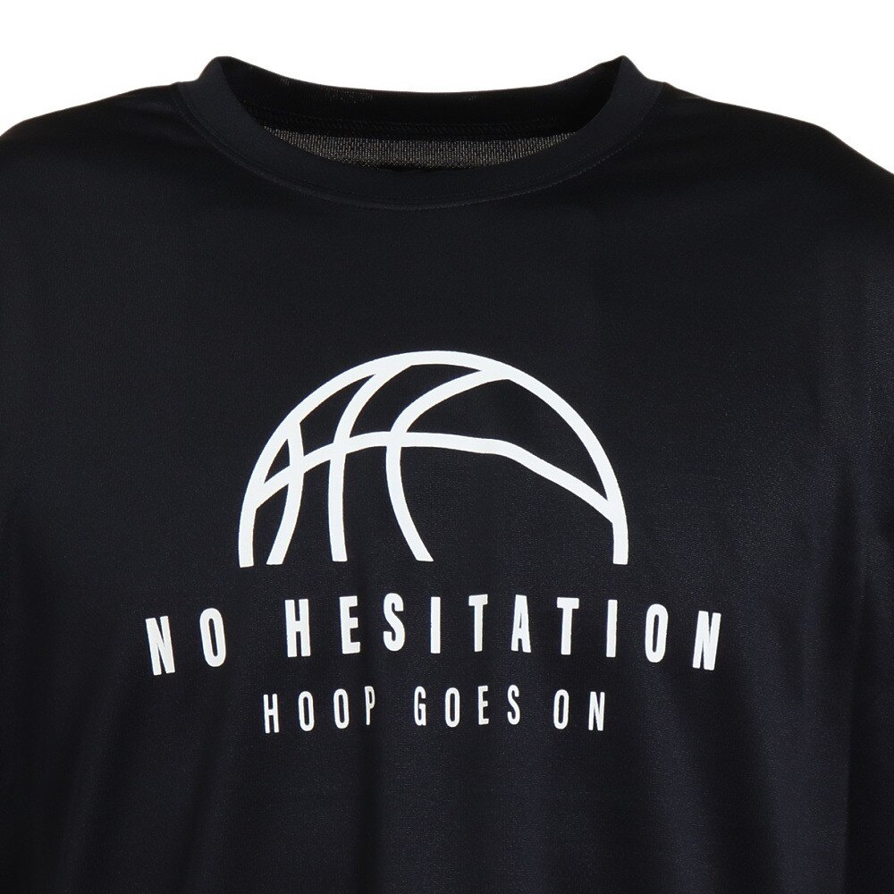 エックスティーエス（XTS）（メンズ）バスケットボールウェア  ロンＴ プリント長袖Ｔシャツ 751TS2ES0037 BLK