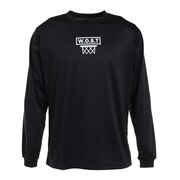 エックスティーエス（XTS）（メンズ）バスケットボールウェア ロンT プリント長袖Tシャツ 751TS2ES0038 BLK
