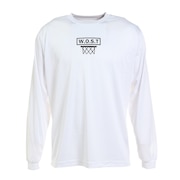 エックスティーエス（XTS）（メンズ）バスケットボールウェア ロンT プリント長袖Tシャツ 751TS2ES0038 WHT