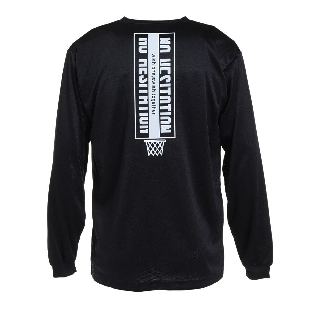 エックスティーエス（XTS）（メンズ）バスケットボールウェア ロンT プリント長袖Tシャツ 751TS2ES0040 BLK