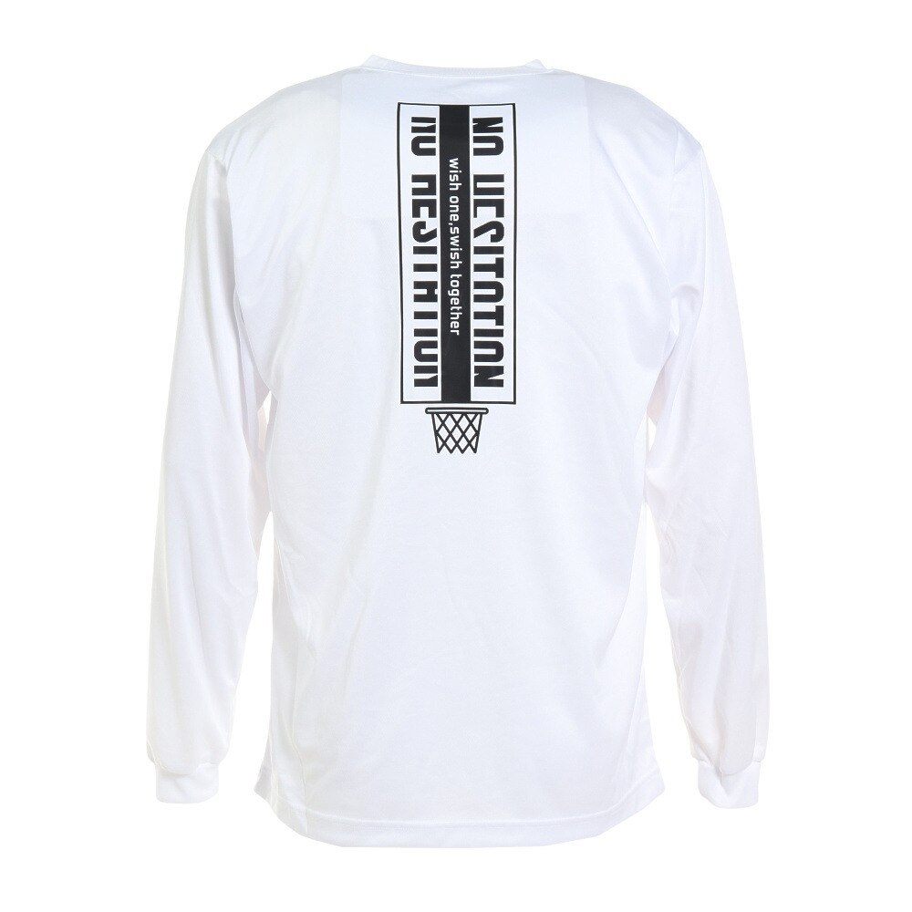 エックスティーエス（XTS）（メンズ）バスケットボールウェア ロンT プリント長袖Tシャツ 751TS2ES0040 WHT 速乾