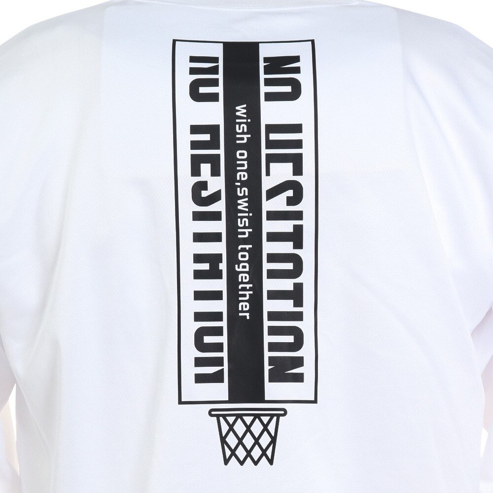 エックスティーエス（XTS）（メンズ）バスケットボールウェア ロンT プリント長袖Tシャツ 751TS2ES0040 WHT 速乾