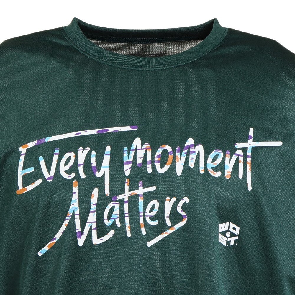 エックスティーエス（XTS）（メンズ）バスケットボールウェア ロンＴ プリント長袖Ｔシャツ 751TS2ES0042 GRN