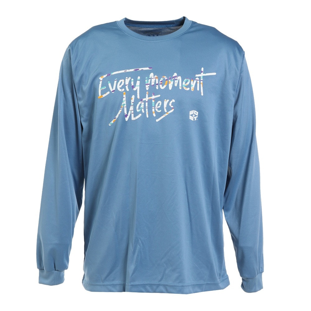 エックスティーエス（XTS）（メンズ）バスケットボールウェア ロンＴ プリント長袖Ｔシャツ 751TS2ES0042 LBLU