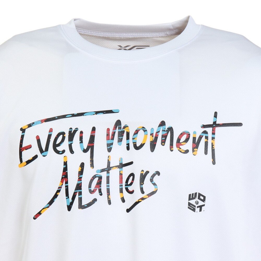 エックスティーエス（XTS）（メンズ）バスケットボールウェア ロンＴ プリント長袖Ｔシャツ 751TS2ES0042 WHT