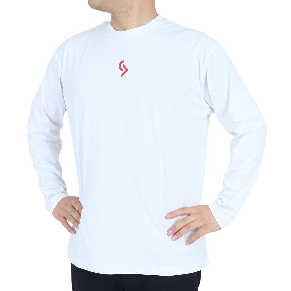 MIZUNO バスケットボールウェア UVカット ロンT SUPERSTAR 長袖Tシャツ 32JAS26501 Ｌ 10 バスケットボール