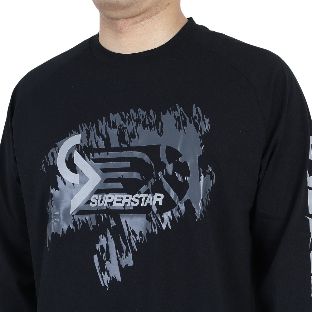 ミズノ｜バスケットボールウェア ロンT SUPERSTAR 長袖Tシャツ 32JAS26609 - スポーツ用品はスーパースポーツゼビオ