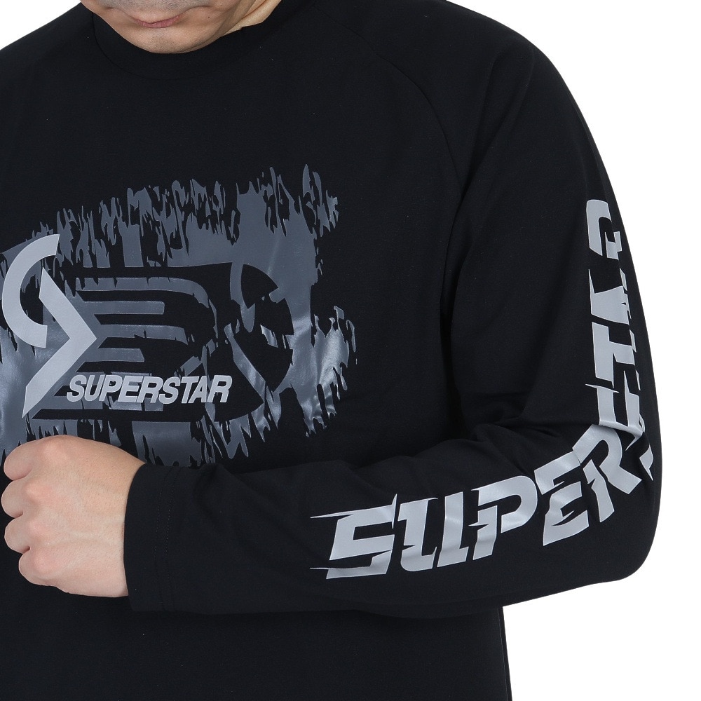 ミズノ｜バスケットボールウェア ロンT SUPERSTAR 長袖Tシャツ 32JAS26609 - スポーツ用品はスーパースポーツゼビオ