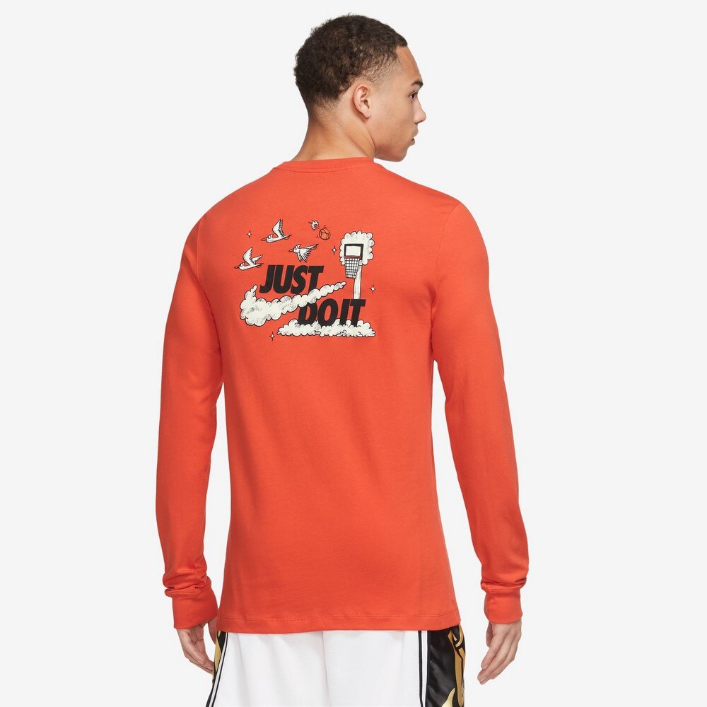 ナイキ（NIKE）（メンズ）バスケットボールウェア JDI 長袖Tシャツ DZ2696-633 速乾