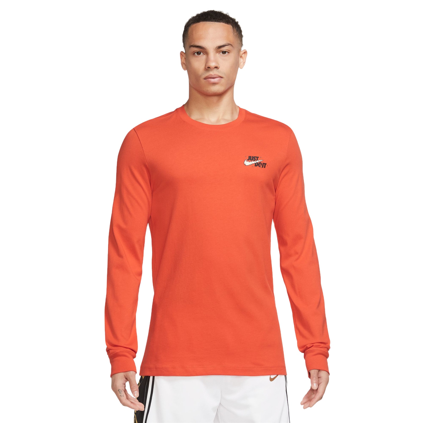 ナイキ（NIKE）（メンズ）バスケットボールウェア JDI 長袖Tシャツ DZ2696-633 速乾