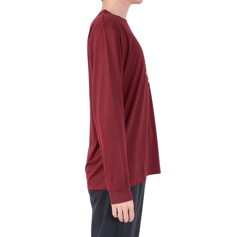 アクター（AKTR）（メンズ、レディース）バスケットボールウェア RETRO-CHIC EMBLEM 長袖スポーツTシャツ 123-037005 BD 速乾
